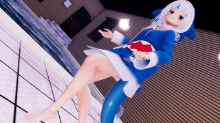 【R-18 MMD】LE SSERAFIM 'Eve, Psyche & The Bluebeard’s wife' Gawr Gura