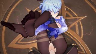 Ganyu missionary hugging legs