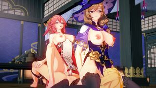 Yae Miko x Lisa [4K60] – TY98