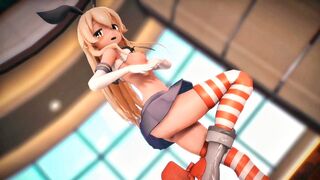 Shimakaze - Yeah Oh Ahhh Oh! [MMD R18] 000MMD