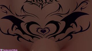 Futanari facefuck POV