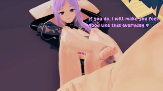 Quinella latex footjob