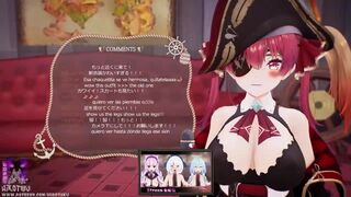 Marine Houshou【Live stream】Vtuber  Shrt Vers