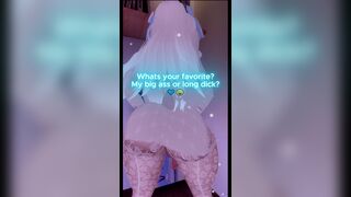 Hey cutie, wanna spank my big ass?