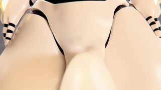 V pov Blowjob Animation (4k)