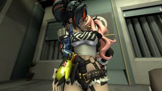 Zhu Yuan arrests Nicole (Fingering