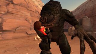 The rancor's incredible snack by thelittleboot