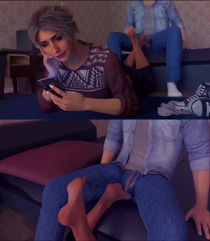 Sam Giddings From Until Dawn Getting A Big Surprise From The Hackerman Himself.