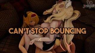 [JinkyVR] I think I'm getting addicted to bouncing on @Ginjo's cock..