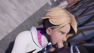 spider-gwen-and-peter-parker compilation