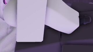 Doing a footjob to a stranger ~ <3