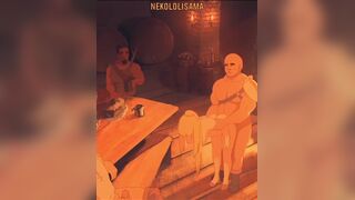 Darkness service ZOOMED VERSION (Nekololisama).Darkness gets gangbanged.