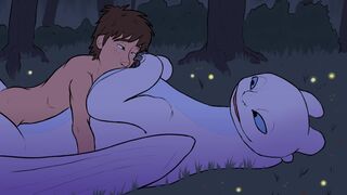 hiccup fuck a Light Fury