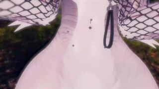 Giving a blowjob to a Femboy furry