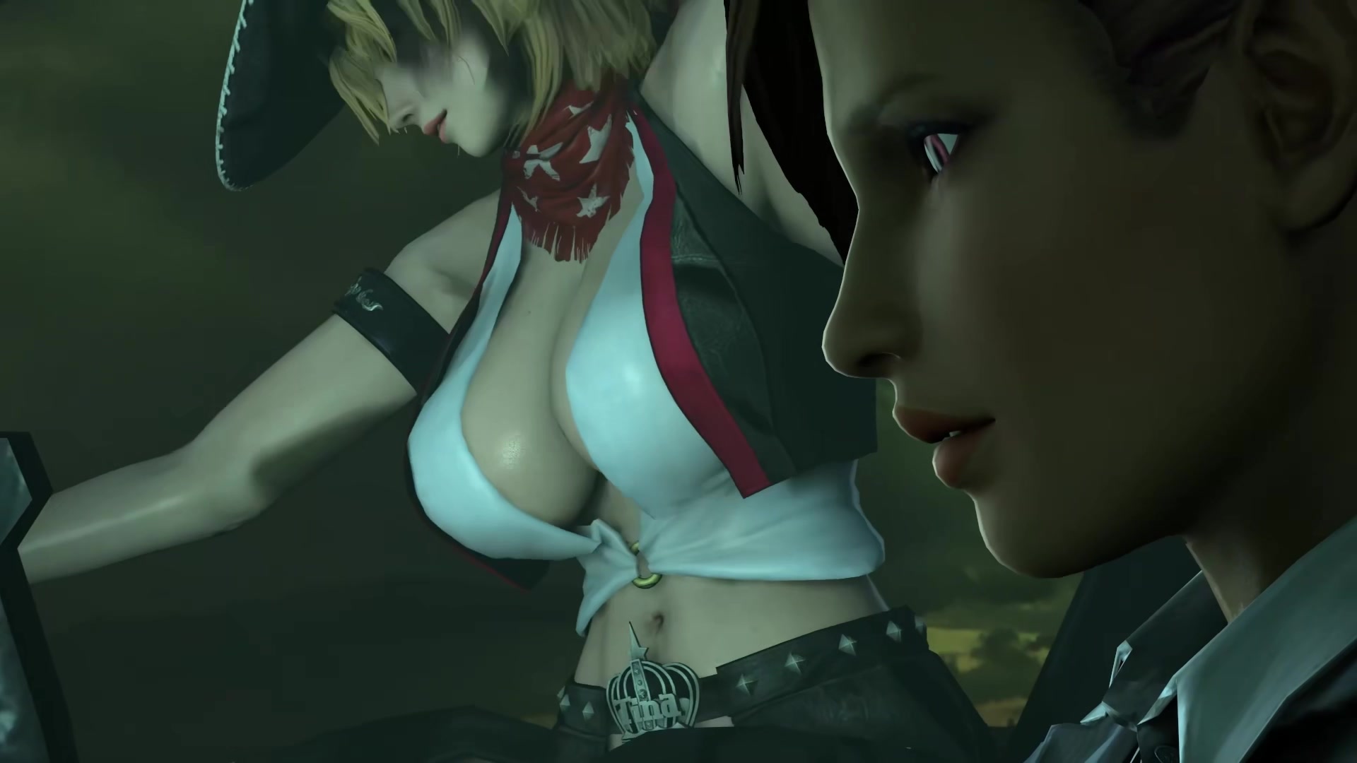 Tina's post-session relaxation