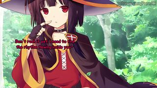 Megumin kindly asks you to charge her magic (Softdom JOI)