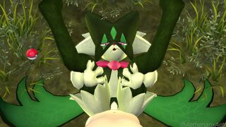 Meowscarada Missionary Animation (4k) (Outline)