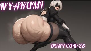 2B is a nymph (try not to cum) - [NYAKUMI COMPILATION]