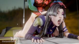 Psylocke’s Victory Celebration With Spider-Man