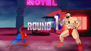 Zangief X Spider-man (tosgan2d)