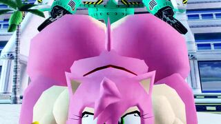 Rhino Badnik Fucks Amy Rose