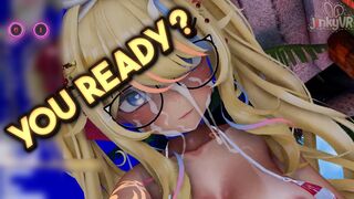 [JinkyVR] Once I start bouncing on cock, I can't stop until I CUM