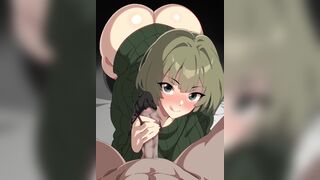 Akina Clothed Handjob