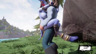 Masked Draenei fucked