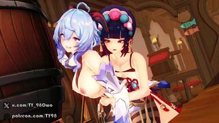 Yunjin x Ganyu FutaSex (sound)