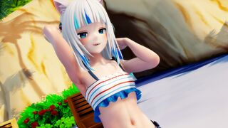 【R-18 MMD】STAYC - Teddy Bear - Gawr Gura