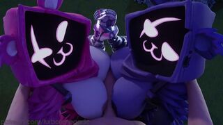 Double Paizuri Raven Team Leader