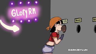 Pan Tries Glory hole