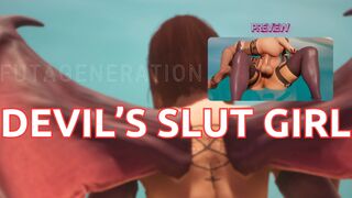 Devil's slut girl by FutaGeneration