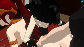 Arc in the middle - Jaune x Pyrrha x Blake