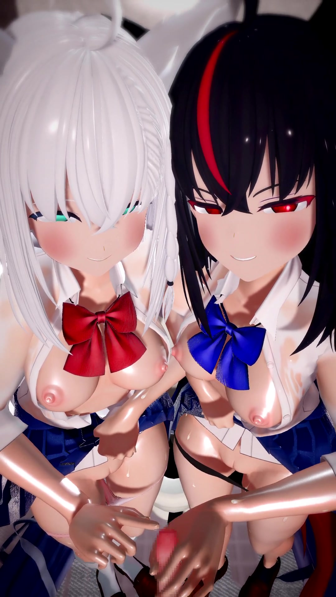 MMDer's handjob unfolds hidden moments