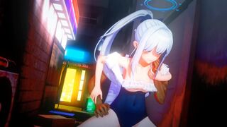 Blue Archive fuck the rabbit slut Miyako