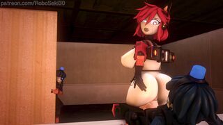 Teleporter twin girls