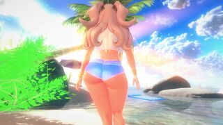 Nicole in Beach [SeruMMD]