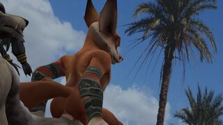 Worgen and Vulpera on vacation