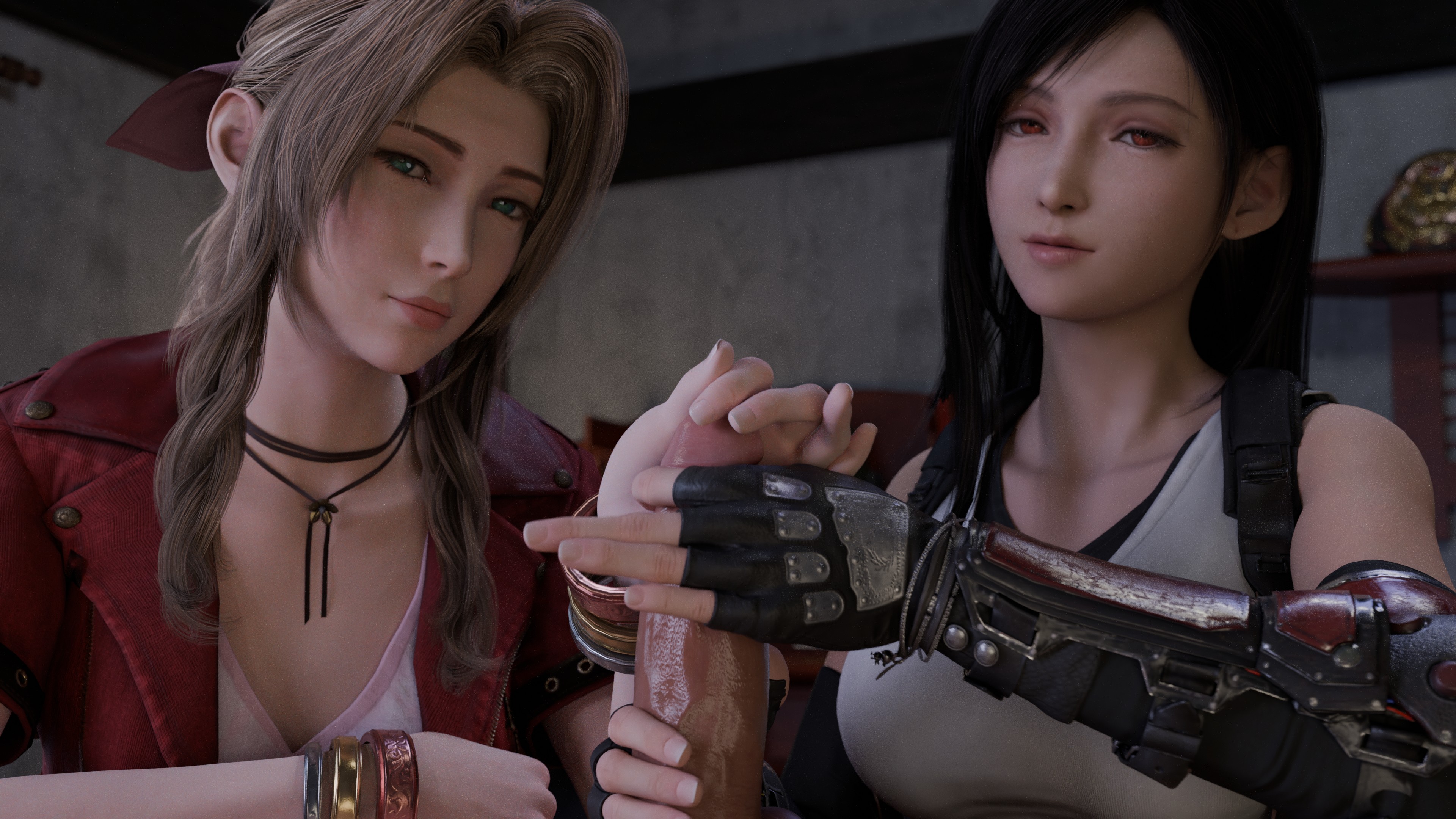 Tifa Aerith Double Hand