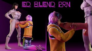 Futa Invincible gets help from a fan [Ed Blend Prn]