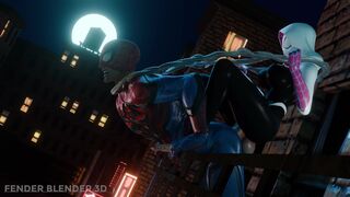 Gwen Stacy fucks a spiderman