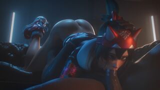 Kiriko rough blowjob 69 [Blacked]