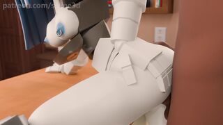 Mimi slamming in the table