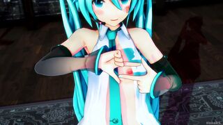 【MMD】Vampire Miku stripdance