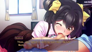 Princess Heart Link ~Kenki-tachi no Enbu~ Minato Hazakura - wake up ball licking