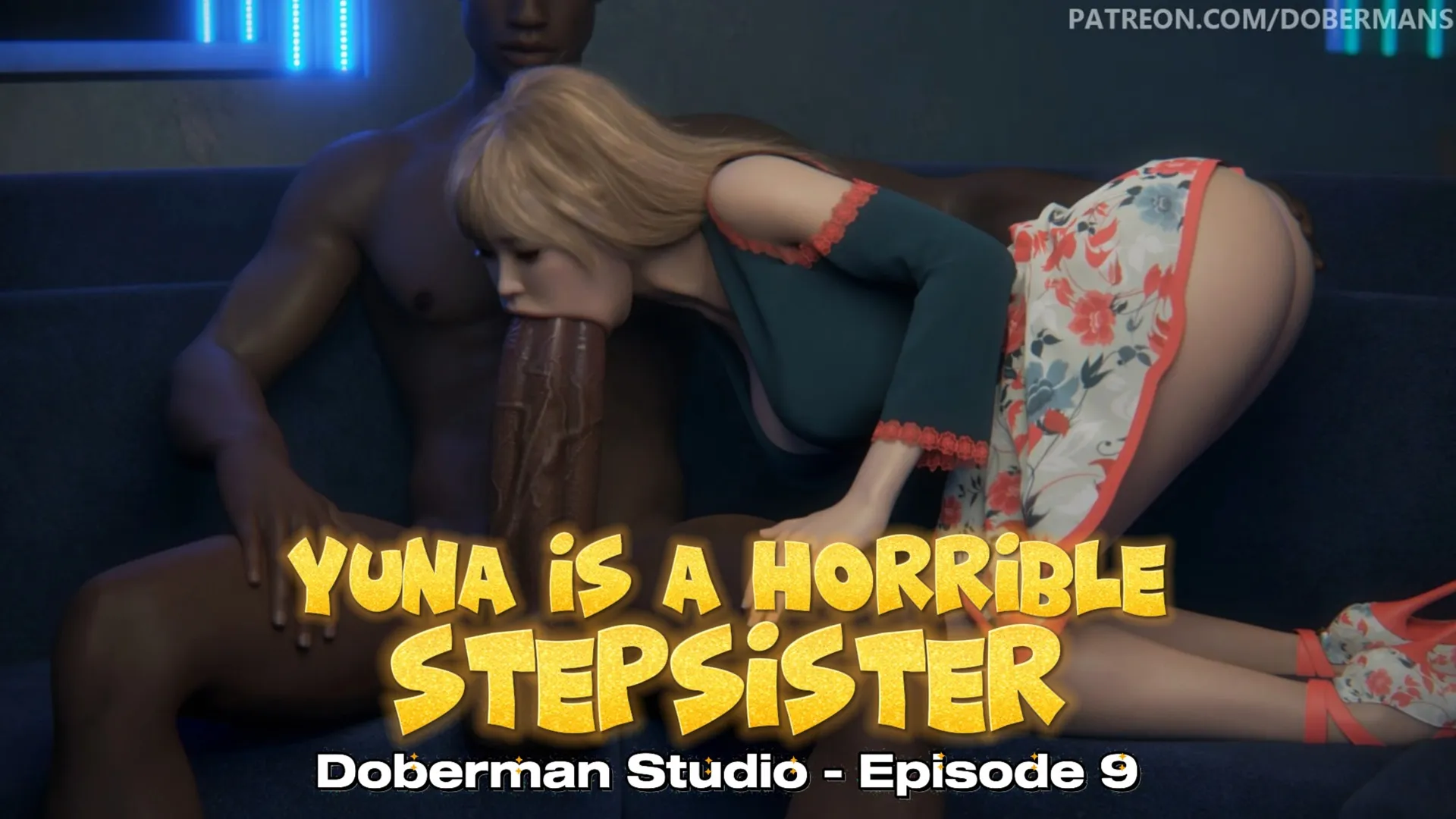 Yuna Is A Horrible Stepsister Episode 9 [Doberman Studio][4K60FPS]
