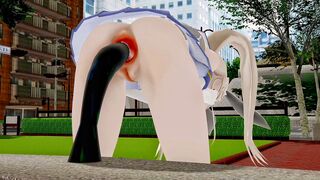 Shimakaze's anal masturbation [R18] DosukebeNewt