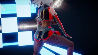 Chocolate Cream Haku and Miku Dance Dark Stage 1080p 60fps [Shark100 / SHK100]