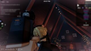 Sneaking with Evelyn during the concert | Sex with a follower (38) | Part 1/3